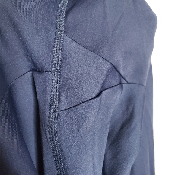 Ernest Leoty Corset Athletic Leggings Navy Blue And red Size large e. Leoty - Picture 8 of 8